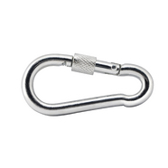 Карабин с фиксатором 5х50 DIN 5299D цинк