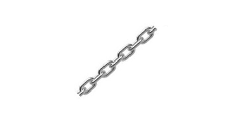 Цепь короткозвенная ⌀3 DIN766, цинк