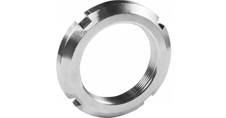 Гайка круглая шлицевая М25х1,5 DIN981 (ГОСТ 11871-88)