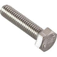 Болт шестигранный оцинкованный М6 DIN933 (ГОСТ 7798-70) класс прочности 8.8