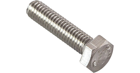 Болт шестигранный оцинкованный М10 DIN933 (ГОСТ 7798-70) класс прочности 5.8