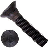 Болты лемешные М10 ГОСТ 7786-81, класс прочности 4.8, без покрытия