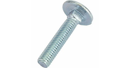 Болт мебельный оцинкованный М12 DIN603 класс прочности 8.8