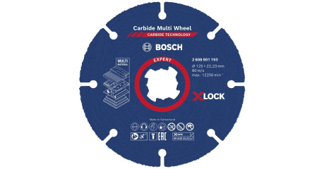 Круг отрезной 125х2.5x22.2 мм дерево, пластик, гипсокартон X-LOCK Carbide BOSCH