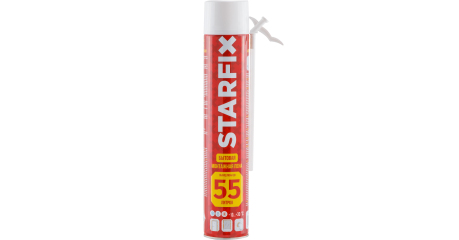 Пена монтажная бытовая всесезонная STARFIX Foam 55 (750мл)