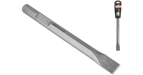 Плоское зубило шестигр. 28мм 400x35мм GEPARD