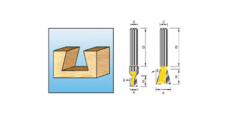 Фреза лас/хв14,28х12,7х8х32х2Т MAKITA
