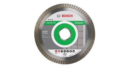 Алмазный круг 125х22 мм по керамике Turbo BEST FOR CERAMIC EXTRA-CLEAN BOSCH