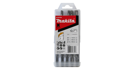 Набор буров SDS-Plus CENTERING TIP MAKITA 5 шт (6x110 1шт, 8x160 2шт,10x160 2шт)