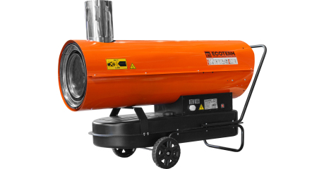 Нагреватель воздуха диз. Ecoterm DHI-51W непрям., 50 кВт, 2 колеса
