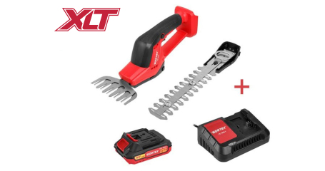 Аккум. ножницы садовые WORTEX SG 1820 в кор. + насадка-кусторез ALL1 XLT SET