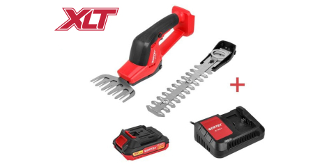 Аккум. ножницы садовые WORTEX SG 1820 в кор. + насадка-кусторез ALL1 XLT SET