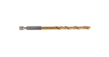 Сверло по металлу HSS-TiN 6x57x113, 1/4