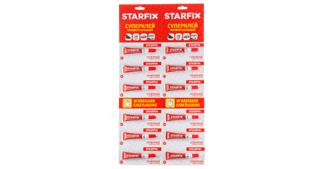 Суперклей универсальный STARFIX, (12шт. х 3гр.)