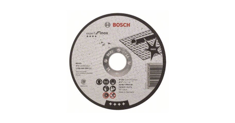 Круг отрезной 125х2.0x22.2 мм для нерж. стали Expert BOSCH