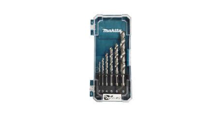 Набор сверл по металлу ц/х, HSS-G, D-78346 комплект из 6 шт MAKITA