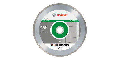 Алмазный круг 230х22,23 мм по керамике сплошн. Standard for Ceramic BOSCH