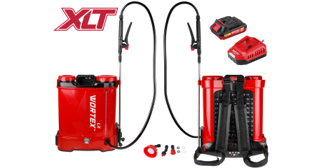 Аккум. опрыскиватель WORTEX LX KS 1220-1 Li в кор. ALL1 XLT SET 18В, 12 л, 2 Ач акб