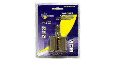 Коронка алмазная  d 50 мм по керамике и кафелю TRIO-DIAMOND