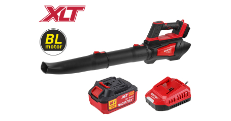 Аккум. воздуходувка WORTEX BB 1218-1 D XLT SET БЕСЩЁТ., 18В, 440-720 м.куб/ч, 92-152 км/ч