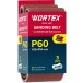 Шлифлента 100x914 мм P60 бесконечная 3 шт. для станка WORTEX GM 1528