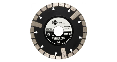 Алмазный круг 125х22,23мм по ж/бетону Turbo PRO TRIO-DIAMOND