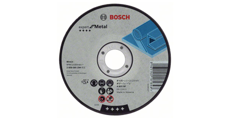 Круг отрезной 125х2.5x22.2 мм для металла Expert BOSCH