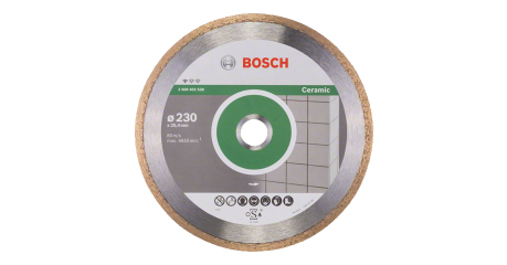 Алмазный круг 230х25.4 мм по керамике сплошн. Standard for Ceramic BOSCH