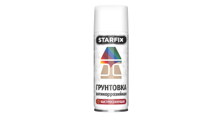 Грунтовка антикоррозийная белый STARFIX 520мл (9003)