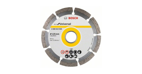 Алмазный круг 125х22 мм универс. сегмент. ECO UNIVERSAL BOSCH
