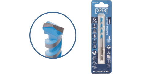 Сверло универсальное  6x100 мм MultiFunctional EXPERT STARTUL