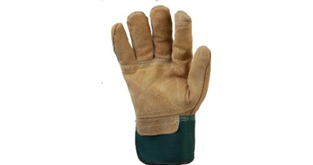 Перчатки комбинированные кожаные, коричневый/зеленый JETA SAFETY Blacksmith Comfort