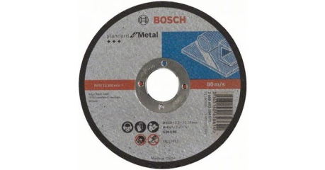 Круг отрезной 115х2.5x22.2 мм для металла Standard BOSCH