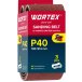 Шлифлента 100x914 мм P40 бесконечная 3 шт. для станка WORTEX GM 1528