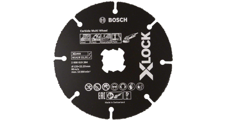 Круг отрезной 125х1.0x22.2 мм для дерева X-LOCK Carbide Multi Wheel BOSCH