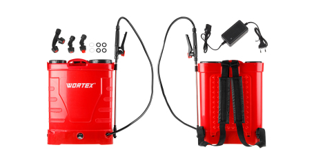 Аккум. опрыскиватель WORTEX KS 1670 в кор. 12В, 1 акк., 8 Ач, 16 л