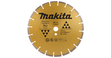 Алмазный круг 300х20/25.4 мм по бетону сегмент. MAKITA