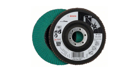 Круг лепестковый 115х22.2 мм P60 плоский BEST FOR INOX BOSCH