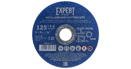 Круг отрезной 125х1.4x22.2 мм для металла и нерж. стали EXPERT STARTUL
