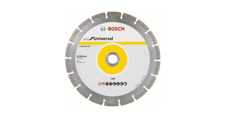 Алмазный круг 230х22 мм универс. сегмент. ECO UNIVERSAL BOSCH