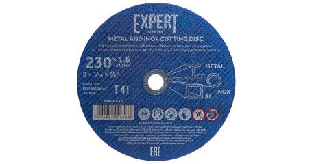 Круг отрезной 230х1.6x22.2 мм для металла и нерж. стали EXPERT STARTUL