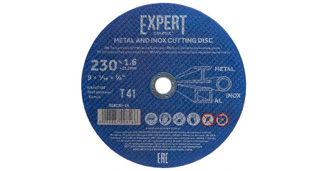 Круг отрезной 230х1.6x22.2 мм для металла и нерж. стали EXPERT STARTUL