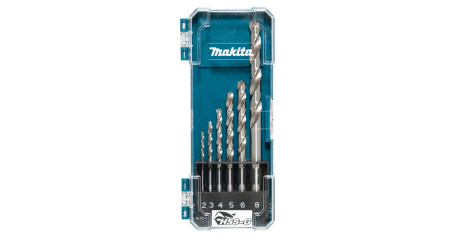Набор сверл по металлу ц/х, HSS-G, D-75742 комплект из 6 шт MAKITA