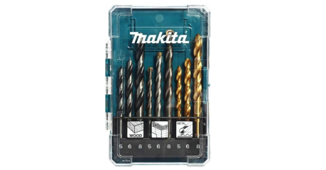Набор сверл смеш. 9шт (дер., мет., бет.) MAKITA