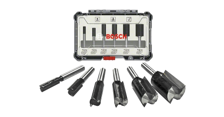 Набор пазовых фрез 6мм (6шт) BOSCH