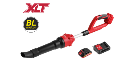 Аккум. воздуходувка WORTEX BB 2018-1 D ALL1 XLT SET 18В, БЕСЩЁТ., 162-450 м.куб/ч, 72-190 км/ч