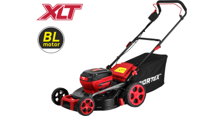 Газонокосилка аккумуляторная WORTEX CLM 4536 в кор. XLT SOLO БЕСЩЁТ.ДВИГ., 18В+18В, шир.460 мм