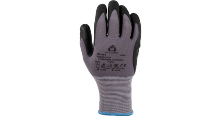 Защитные трикотажные перчатки Jeta Safety из нейлона и спандекса с покрытием 9/L TigerGrip