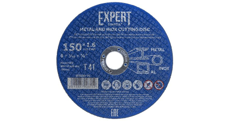Круг отрезной 150х1.6x22.2 мм для металла и нерж. стали EXPERT STARTUL