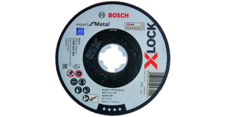 Круг отрезной 125х1.6x22.2 мм для металла X-LOCK Expert for Metal BOSCH